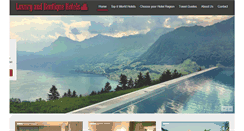 Desktop Screenshot of luxuryandboutiquehotels.com